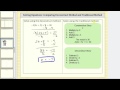 Deconstruct and Traditional Methods for Linear Equations
