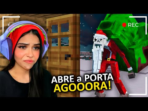 SOBREVIVI 1 NOITE COM O PAPAI NOEL DWELLER NO MINECRAFT