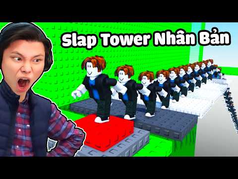 [ROBLOX] JAYGRAY NHÂN BẢN BACON SLAP TOWER TROLL MAX HÀI🖐😂🌈THỬ THÁCH PHÁ ĐẢO OBBY TÁT NGƯỜI CHƠI