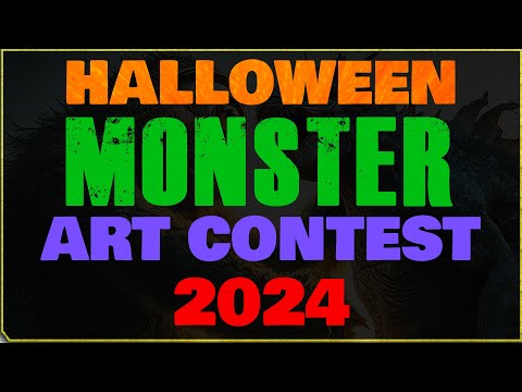 Halloween MONSTER Art Contest 2024 - $150+ Prizes!