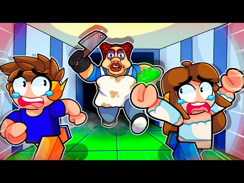 FUJA da LANCHONETE MALUCA no Roblox!