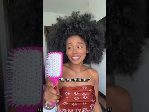 Cuando me dicen CEPÍLLATE #curlyhair #afro #humor #afrohair #pillara #comedia