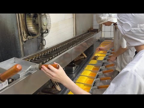 創業100年！日本一美味いと称賛される築地の絶品玉子焼き🍳#japanesefood