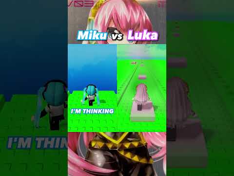 Miku vs Luka #roblox #robloxedit #robloxshorts #shorts