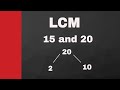Understanding LCM through Factor Trees