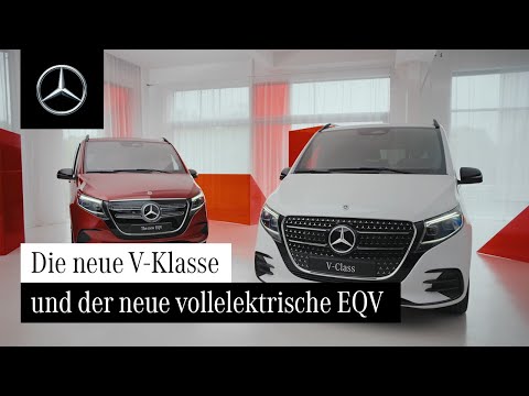 Die neue V-Klasse und der neue vollelektrische EQV