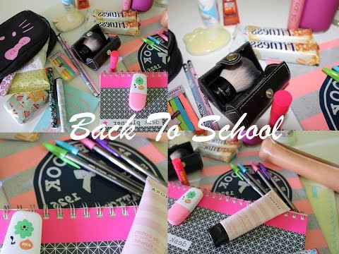 Back To School: Ce Qu'il y a Dans Mon Sac de Cours !