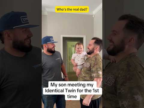 The ultimate question: who’s the real dad?#WhosTheDad #TwinDads  #FunnyKids #POV  #LOL #Trending