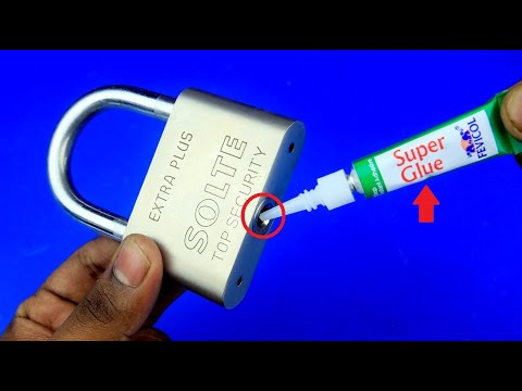 How to Open a Lock with Super Glue