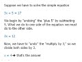 Solving Linear Equations Concepts