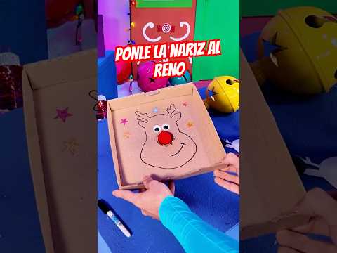 Ponle La Nariz a Rodolfo, Diviértete en familia #Imaginación #reciclar #DIY #Shorts #Navidad