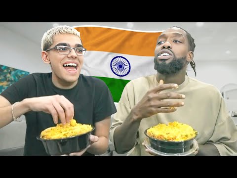 N3on & Patrick Beverley Indian Food Mukbang!