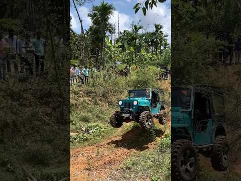 4 ടയറും Air ൽ അതി ഭീകര ജീപ്പ് ജബ് നടത്തി അടിച്ചു കേറാൻ നോക്കിയതാ  പക്ഷേ പണി പാളി പോയി