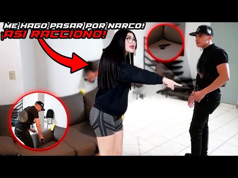 ME HAGO PASAR POR NARCO Y MI MEJOR AMIGA RACCIONO ASI!