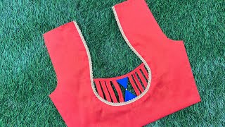 New Blouse Back Neck Design Cutting And Stitching