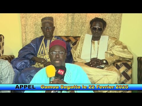 Appel Gamou Sagatta le 22 Fevrier 2025