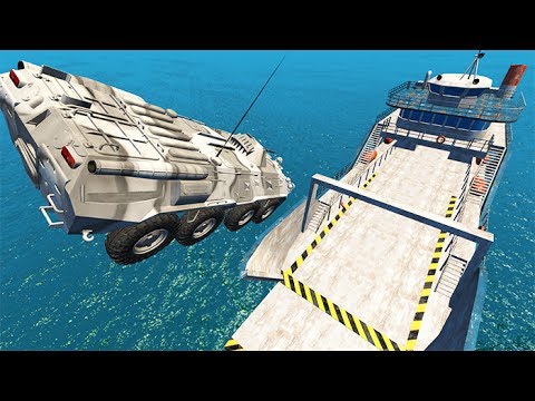 Epic High Speed Car Jumps #3 BeamNG drive