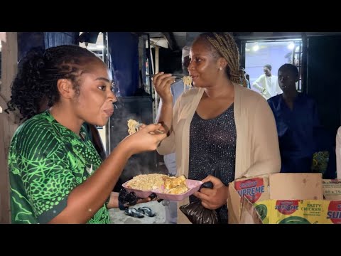 Street Food at night in Ibadan | Nigeria | how famous indomie is been prepared