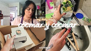 Vlog #37 2025 Me paso un accidente cocinando 🍳 cumpleaños de kevin - sara dice