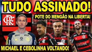TUDO ASSINADO! FLAMENGO ACERTA RENOVAÇÃO DE PULGAR! POTE DO MENGÃO NA LIBERTADORES! BOA NOTÍCIA E+