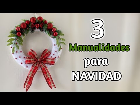 3 Londos ADORNOS para esta NAVIDAD | Manualidades Navideñas para Regalar o Vender 🎄  #Artesanato