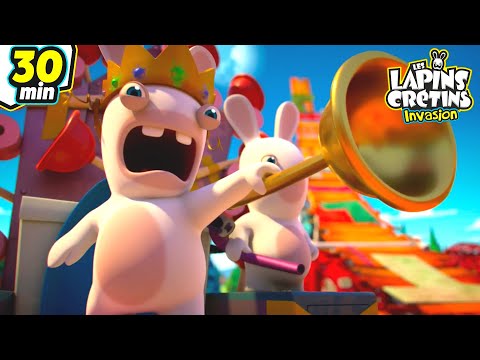 Le Roi des Lapins Crétins - 30 Min | Les Lapins Crétins Invasion 🐰 | Nouveaux épisodes HD
