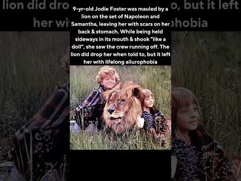 “The Greatest Lion That Ever Lived” Almost Killed Jodie Foster #movie #movieshorts #jodiefoster