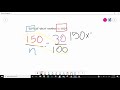 Finding the Whole from Percent and Part