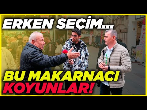 ERKEN SEÇİM! "BU MAKARNACI KOYUNLAR YÜZÜNDEN... | Sokak Röportajları