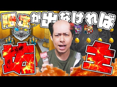 デイリーつみたてガチャ50連で限定キャラが出なければその場で坊主にする配信者【モンスト】【モンスターストライク】【怪物彈珠】【ぎこちゃん】