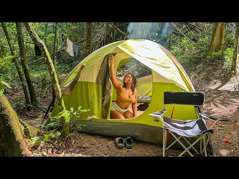 Summertime Camping & Exploring  - Coconut Creamy Curry Shrimp