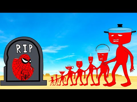 Rescue SPIDERMAN Family Vs Evolution Of MONSTER RADIATION : Returning From The Dead SECRET - FUNNY