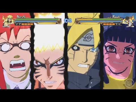 All Uzumaki Clan's Ultimate Jutsus & Transformations (4K 60fps) - Naruto Storm Connections