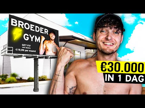 €30.000 RECLAME in 1 DAG voor MIJN EIGEN GYM