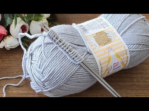 A wonderfully beautiful knitting pattern that everyone can do. #knitting