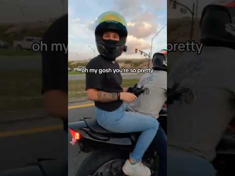 how to make biker friends 101😱 #motovlog #bikergirl #motorcycle