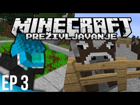 Minecraft: Preživljavanje #3 - OTELI ME VANZEMALJCI