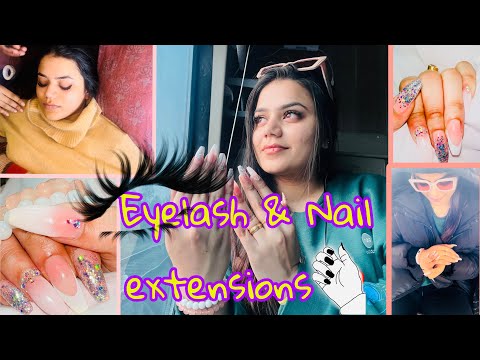 First time trying Nail 💅 and Eyelash Extensions 😱*WORST EXPERIENCE* ..?