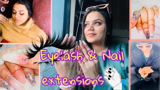 First time trying Nail 💅 and Eyelash Extensions 😱*WORST EXPERIENCE* ..?