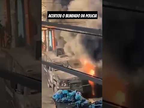 EXPLODIU O BLINDADO DA POLICIA  #policia #airsoft #airsoftbrasil #webserie