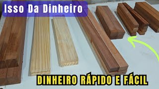 Ganhe de R$300 a 400 Com Esse Projeto Simples e Fácil d Madeira _Marcenaria para Iniciantes Tutorial