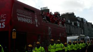 Aberdeen FC League Cup Trophy Parade