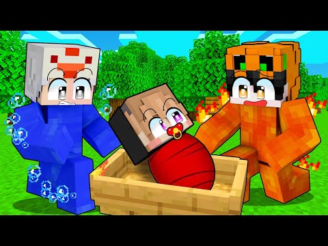 AKU DIADOPSI OLEH KELUARGA ELEMENTAL DI MINECRAFT!!