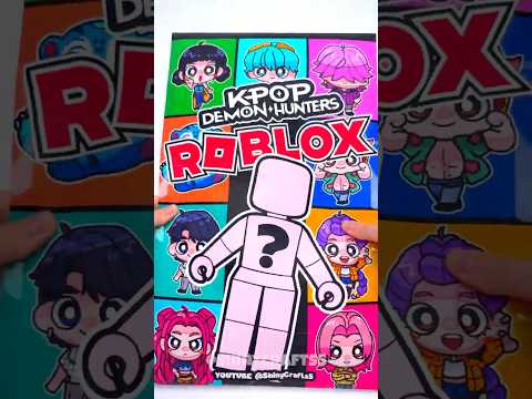 KPop Demon Hunters ROBLOX Blind Bag | Zoey in dress ROBOLOX | 케이팝 데몬 헌터스 | Paperdoll #roblox #zoey