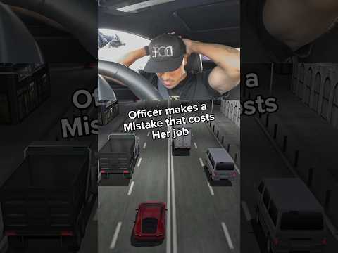 Officer pulls 🔫 on guy for no reason (🎥: flexxinrue) #trafficstop #cops #shorts