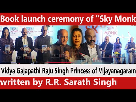 Book launch ceremony of "Sky Monk" written by R.R. Sarath Singh