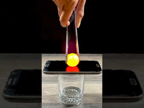 Experiment : 1000°C RHCB vs Samsung Smartphone #asmr #experiment #satisfying #samsung