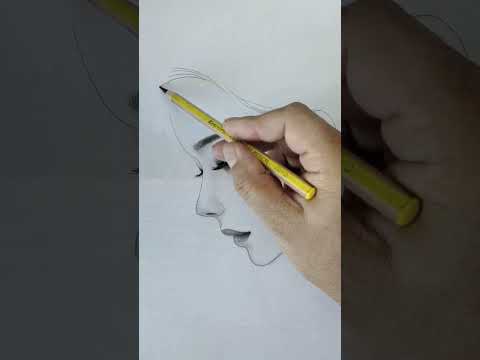 Effortlessly Draw a Gorgeous Girl: Beginner's Guide | Quick Portrait Sketch #drawing #sketch