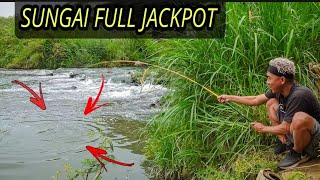 Sangat mudah!!! Klo disini mancing selalu dapat jackpot,ini umpannya..