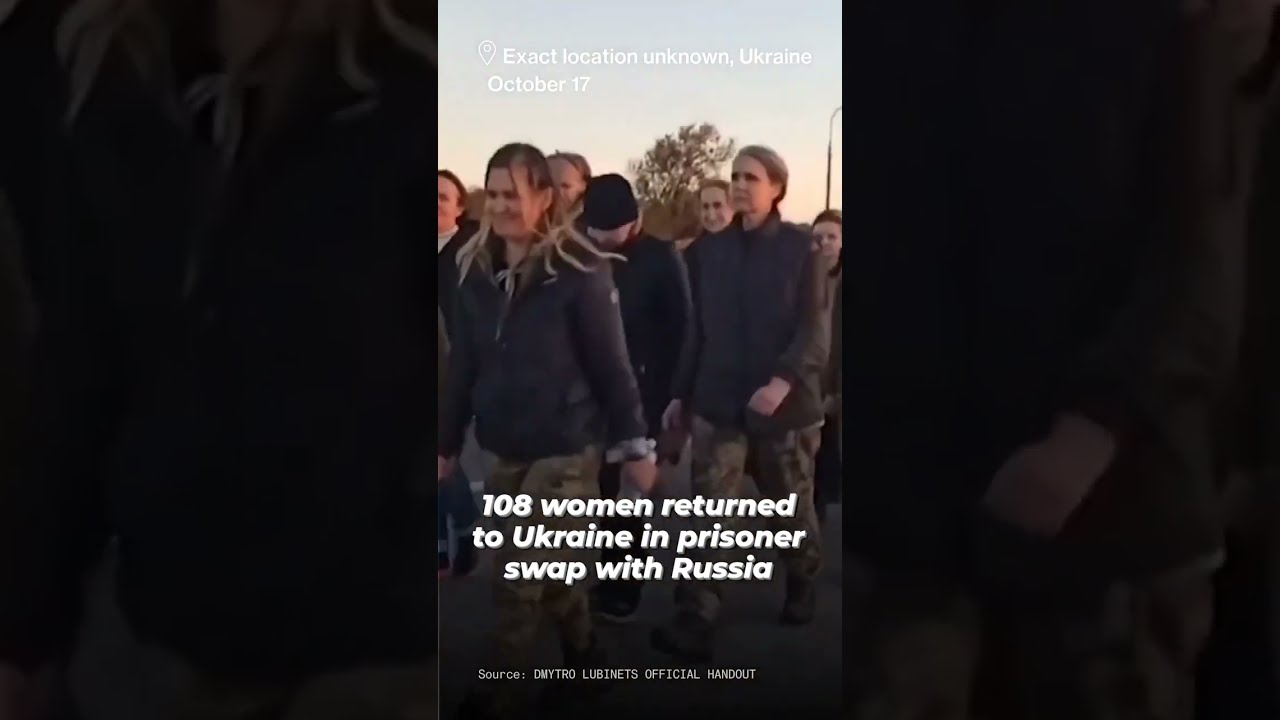 108 Women Returned to Ukraine in Prisoner Swap With Russia